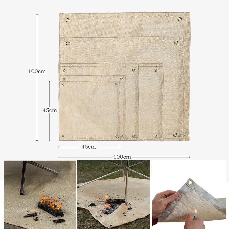 Outdoor Camping Grill - Camping brandwerende mat, hittebestendige deken, buiten
