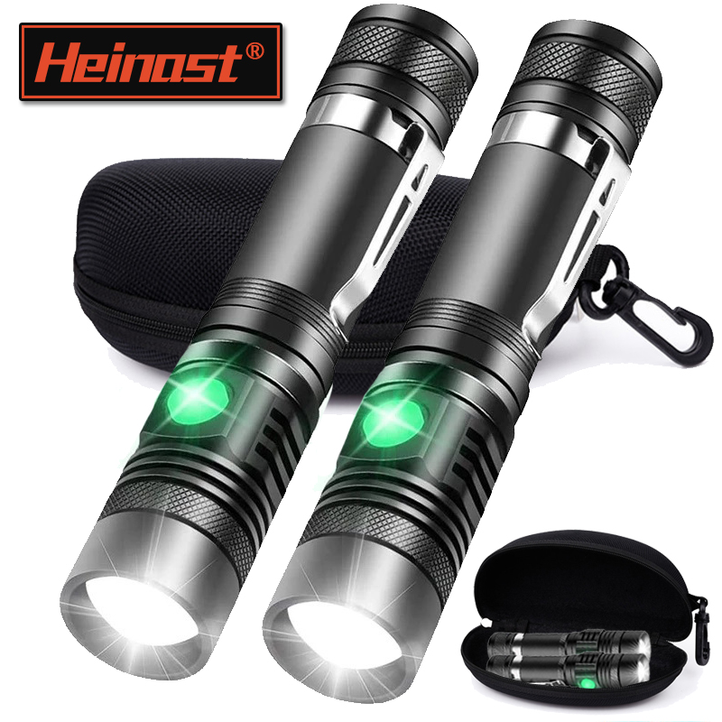 Outdoor Camping Adventure - Oplaadbare T6 Handzaklamp Gebruik 18650 Zoom