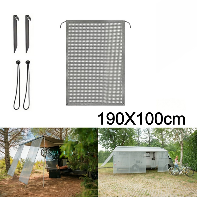 Outdoor Camping Awning - RV Luifel Voorkant Zonwering Scherm Kijkblokker