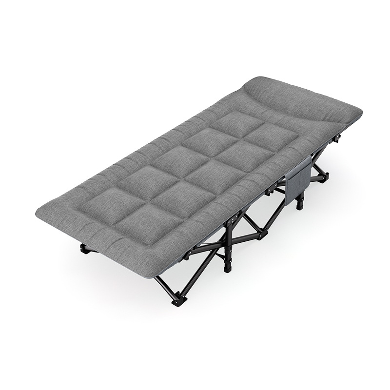Outdoor Camping Cot - Opvouwbare draagbare lichtgewicht stalen campingbed met