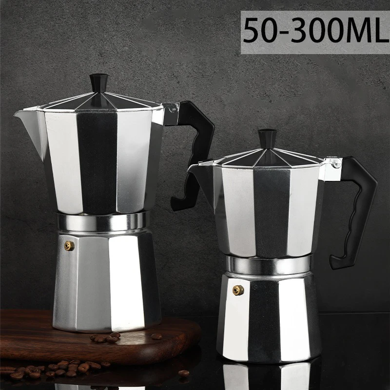Camp Percolator Coffee - Multi-Size Aluminium Moka Pot Koffiezetapparaat (50/100/150/300
