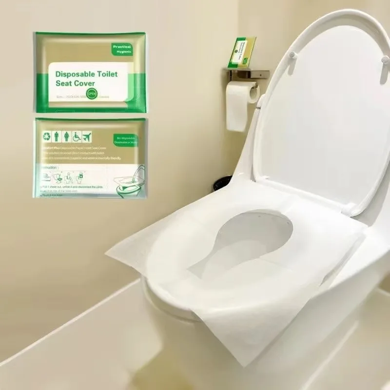 Outdoor Camping Toilet - 1-10 Wegwerp doorspoelbare toiletbrilhoezen, draagbaar voor