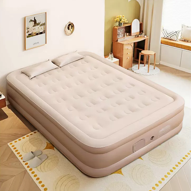Outdoor Camping Mattress - Queen luchtmatras met ingebouwde pomp Verbeterde