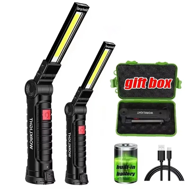 Outdoor Camping Adventure Lamp - Draagbare handzaklamp USB oplaadbare LED-werklamp 5