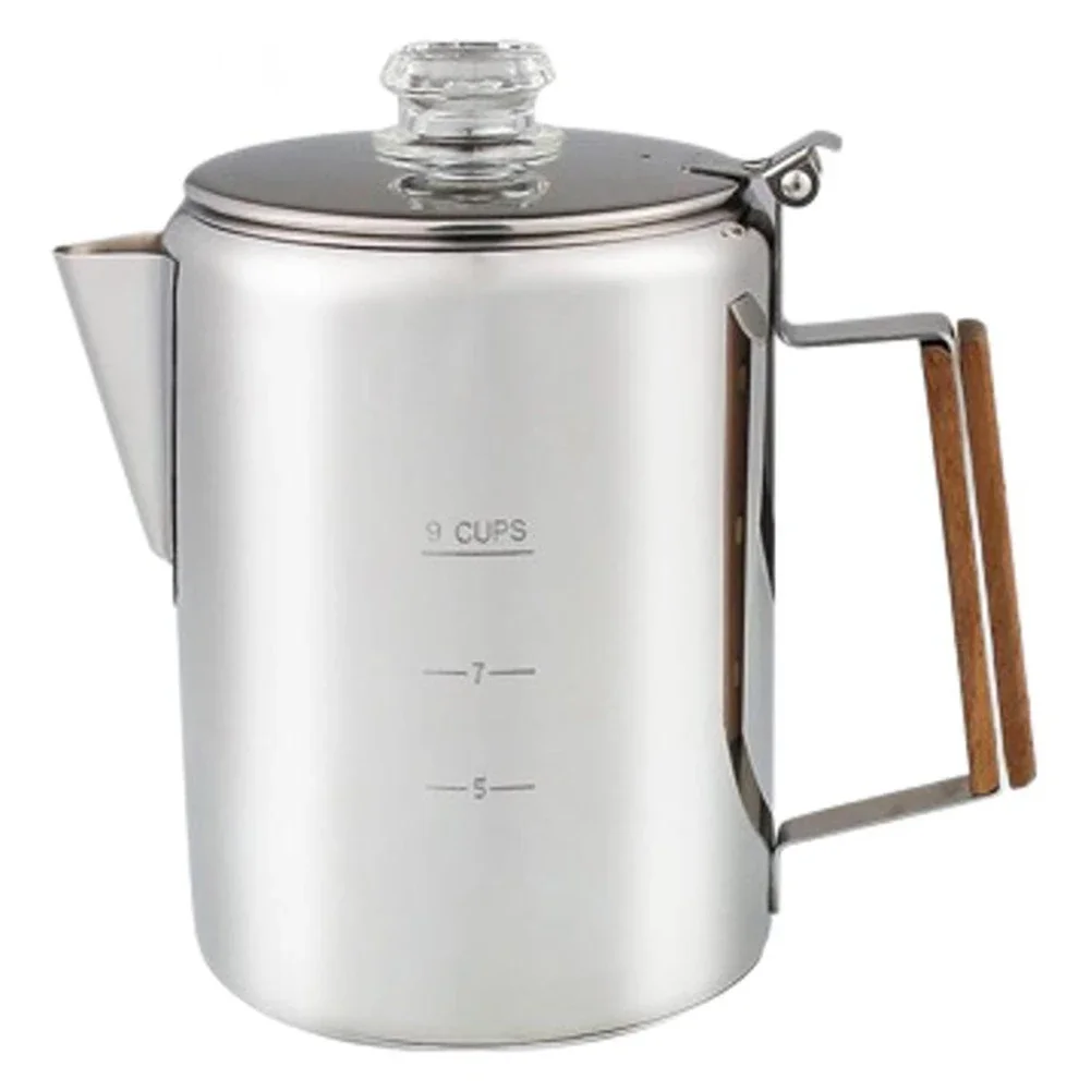 Camp Percolator Coffee - 9-kops koffiezetapparaat Camping koffiepercolator voor kamperen
