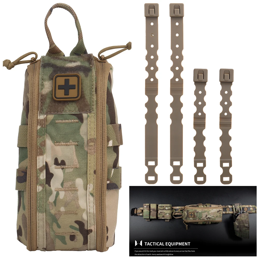First Aid Kit Camping - Camping EHBO-Kit Molle Heupgordel Tas Jacht