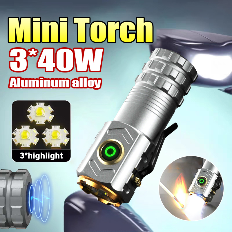 Outdoor Camping Adventure - Super Krachtige Spotlight Ontsteking Zaklamp Mini