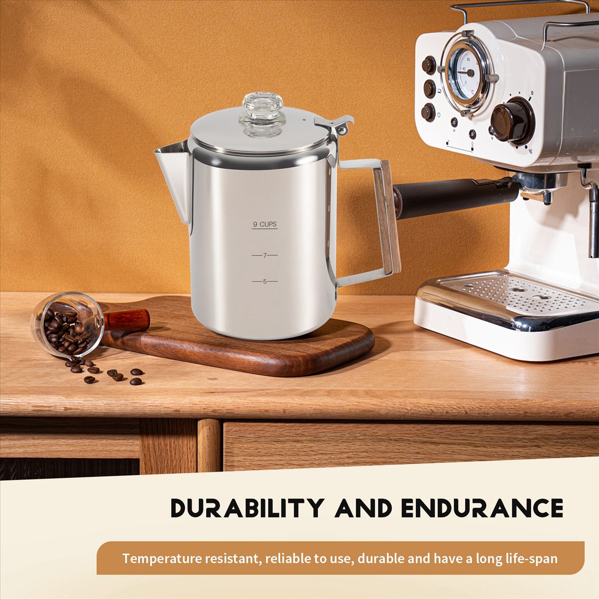 Camp Percolator Coffee - HITL Koffiepercolators Kookplaat voor Kamperen, Percolator