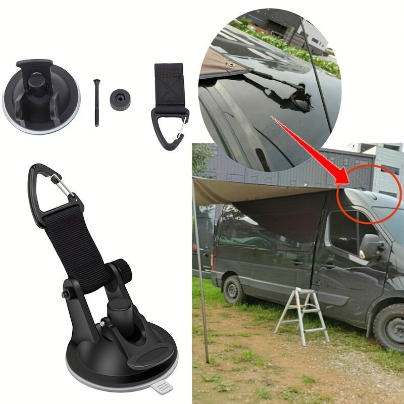 Outdoor Camping Awning - 4 Stuks Campers Auto Zuignap Anker