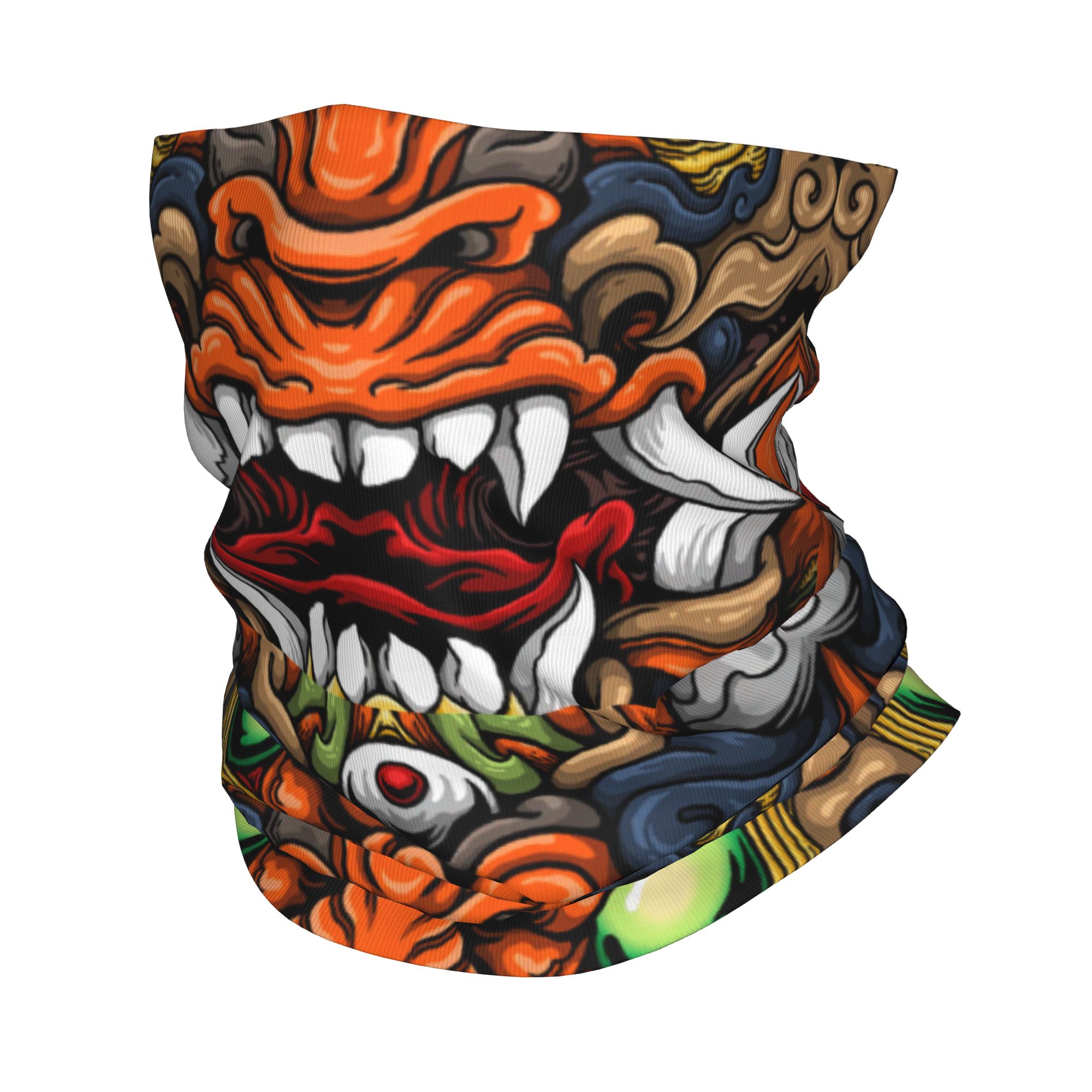 Trekking Gaiters - Aangepaste Samurai Demon Oni Winter Hoofdband