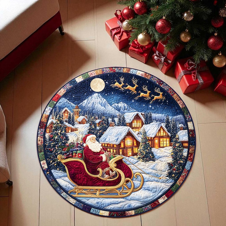 Santa Sleigh Kerst Ronde Deurm - Outdoor Camping Decor Ideas recensie en prijs
