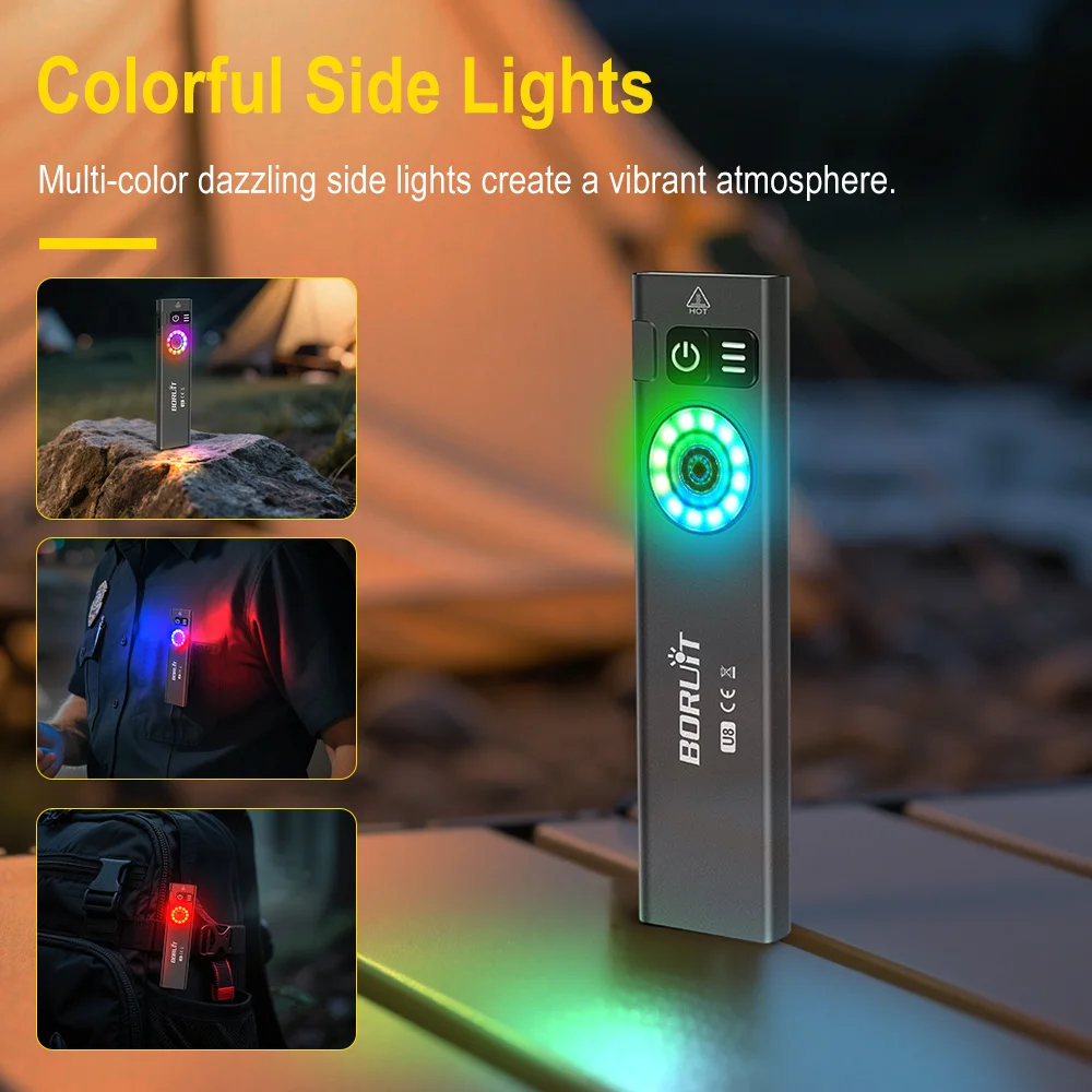 BORUiT U8 650LM EDC LED-zaklam - Outdoor Camping Adventure recensie en prijs