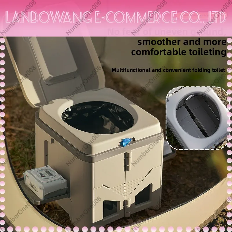 Draagbare opvouwbare toilet, g - Outdoor Camping Toilet recensie en prijs