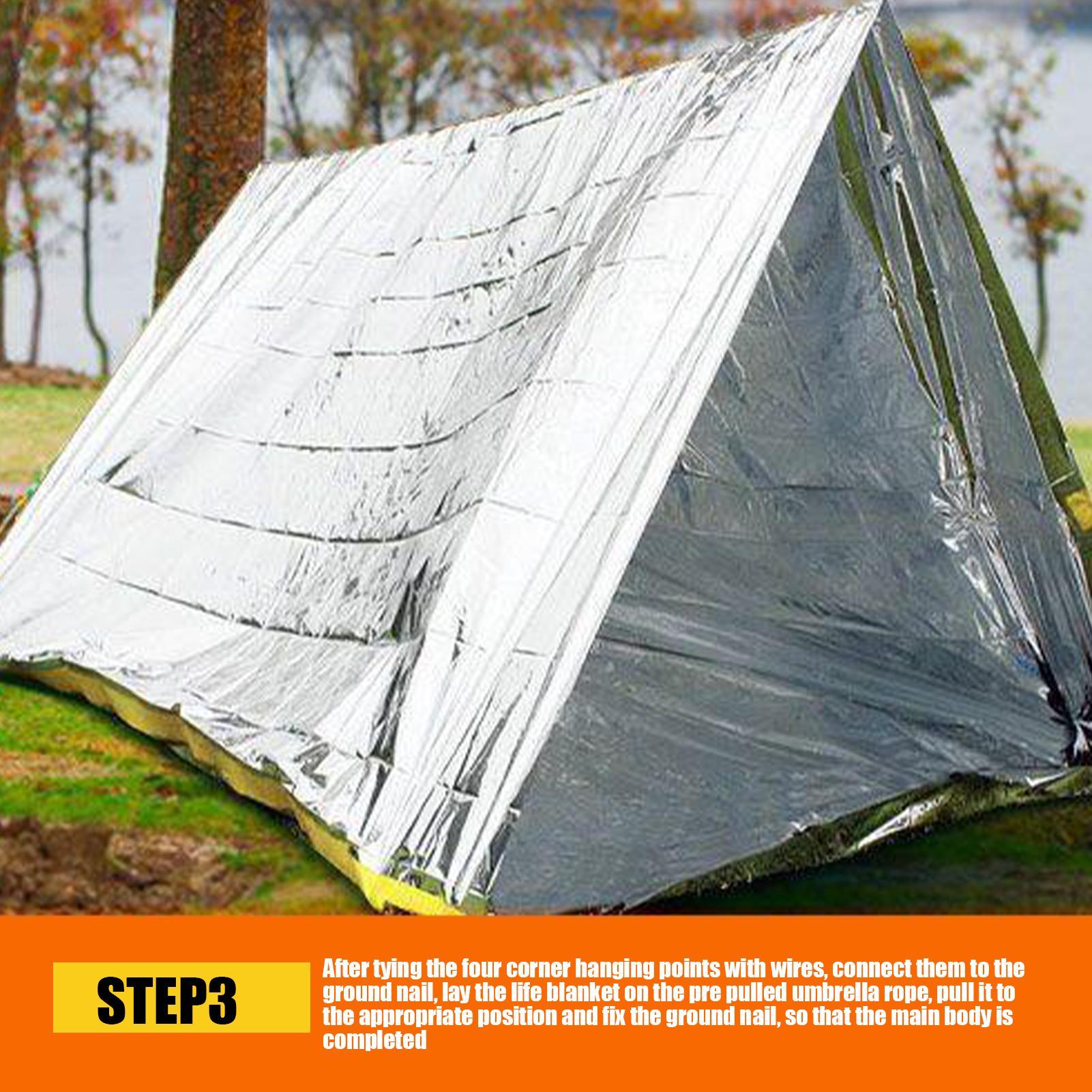 1PC nooddeken winddicht waterd - First Aid Kit Camping recensie en prijs