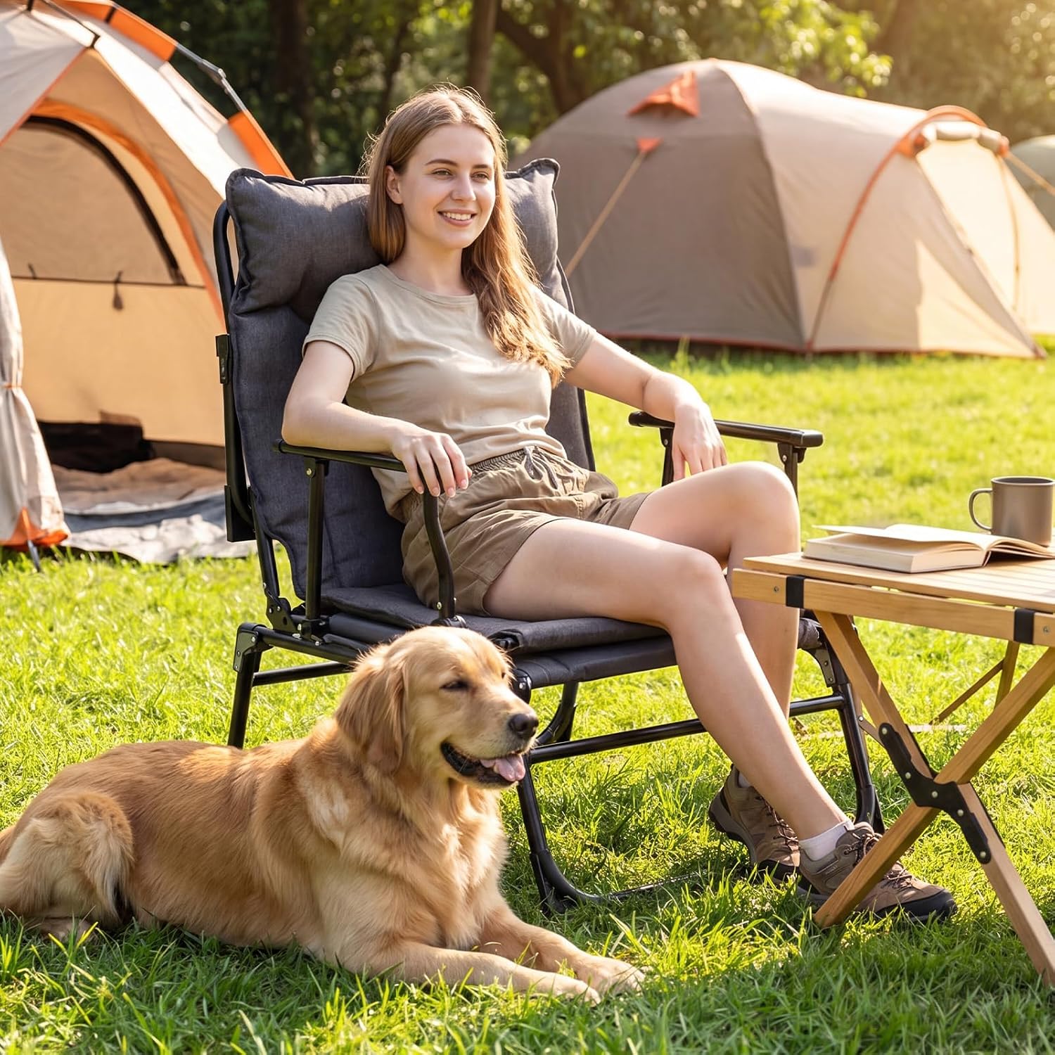 Opvouwbare loungeset van 2, ve - Outdoor Camping Cot recensie en prijs