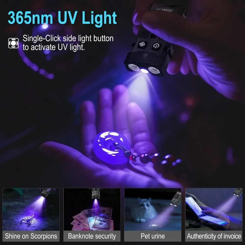 BORUiT EV20 1100LM EDC UV-sleu - Outdoor Camping Adventure recensie en prijs