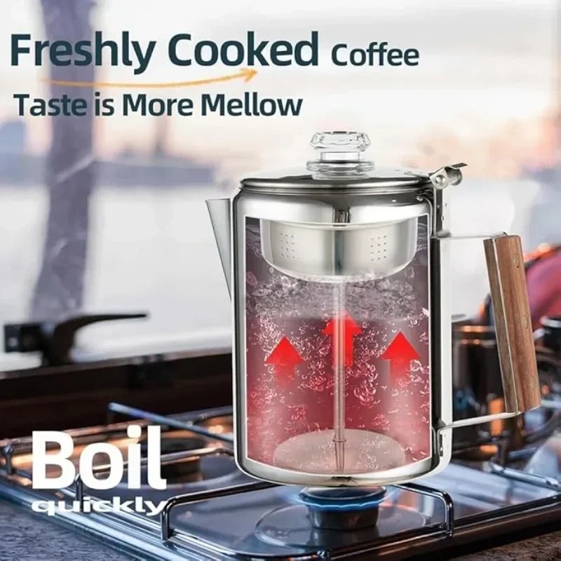 RVS Camping Koffiepercolator m - Camp Percolator Coffee recensie en prijs