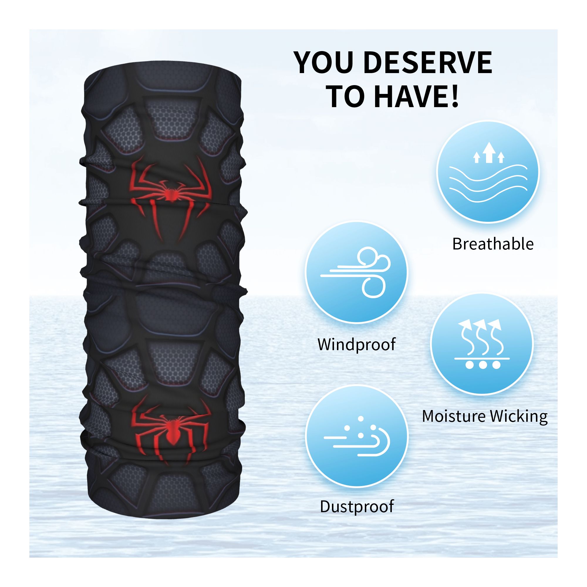 Spider Winter Hoofdband Nekwar - Trekking Gaiters recensie en prijs