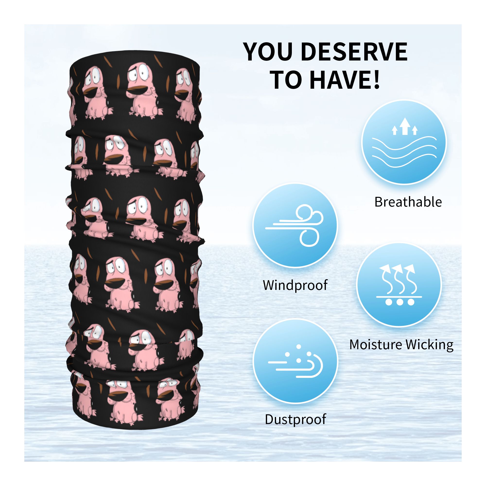Aangepaste Cartoon Courage Dog - Trekking Gaiters recensie en prijs