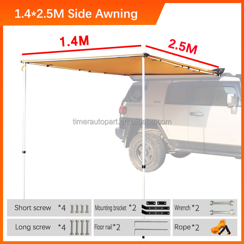 Aangepaste logo zonwering auto - Outdoor Camping Awning recensie en prijs