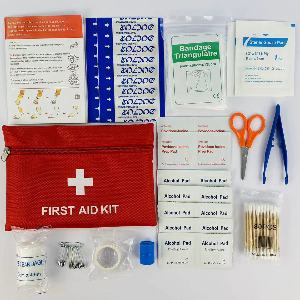 14-delige EHBO-kit traumakit m - First Aid Kit Camping recensie en prijs