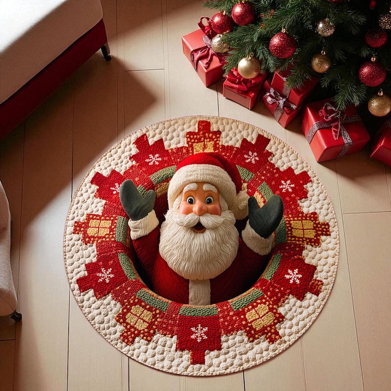 Kerst Kerstman Ronde Deurmat,  - Outdoor Camping Decor Ideas recensie en prijs