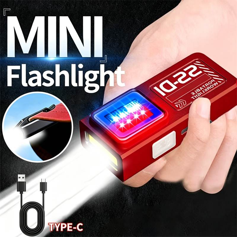 1/2PCS Mini COB LED-zaklamp US - Outdoor Camping Adventure Lamp recensie en prijs