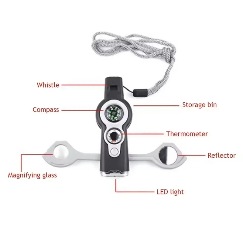 7-in-1 Outdoor Survival Fluitj - Outdoor Camping Show recensie en prijs