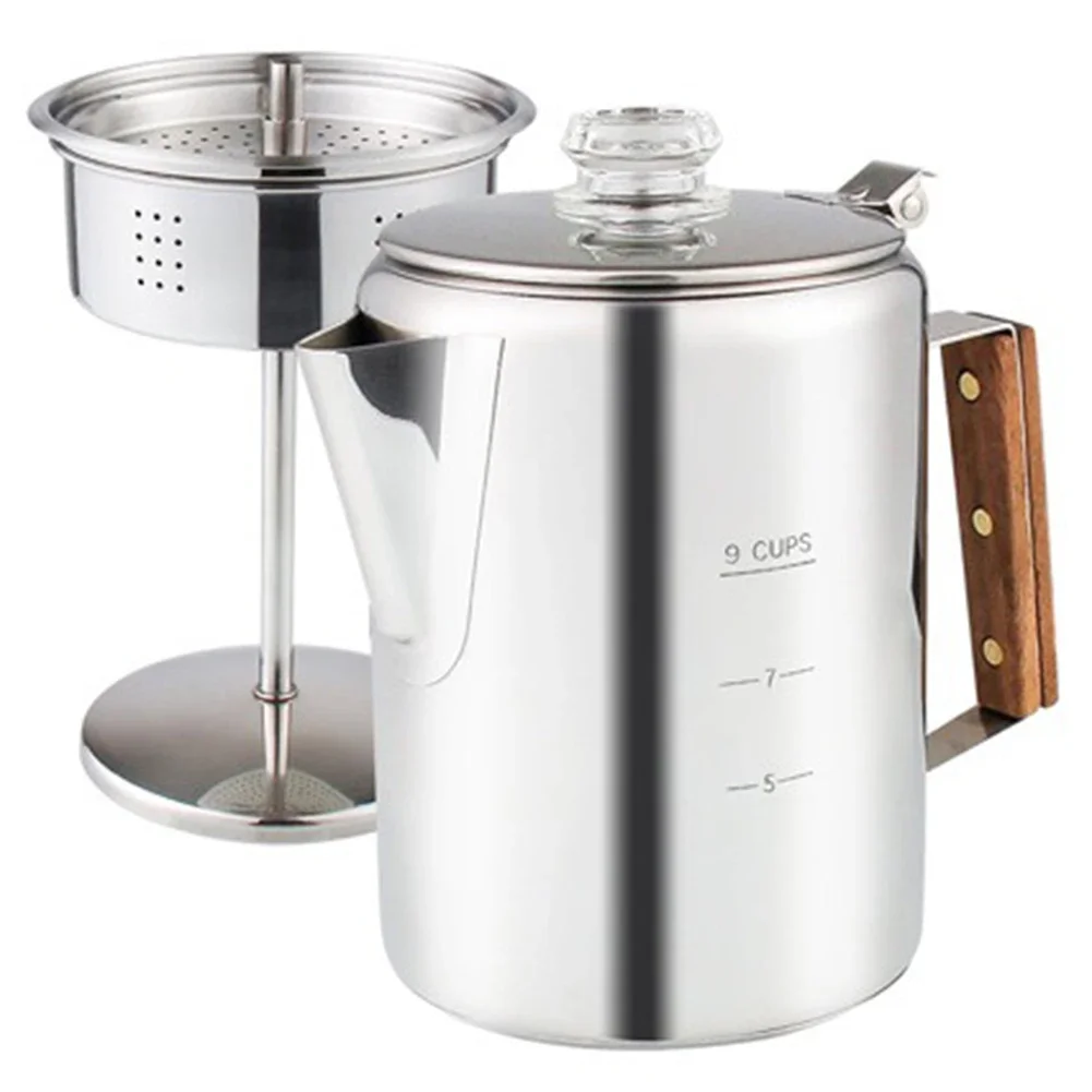 9-kops koffiezetapparaat Campi - Camp Percolator Coffee recensie en prijs