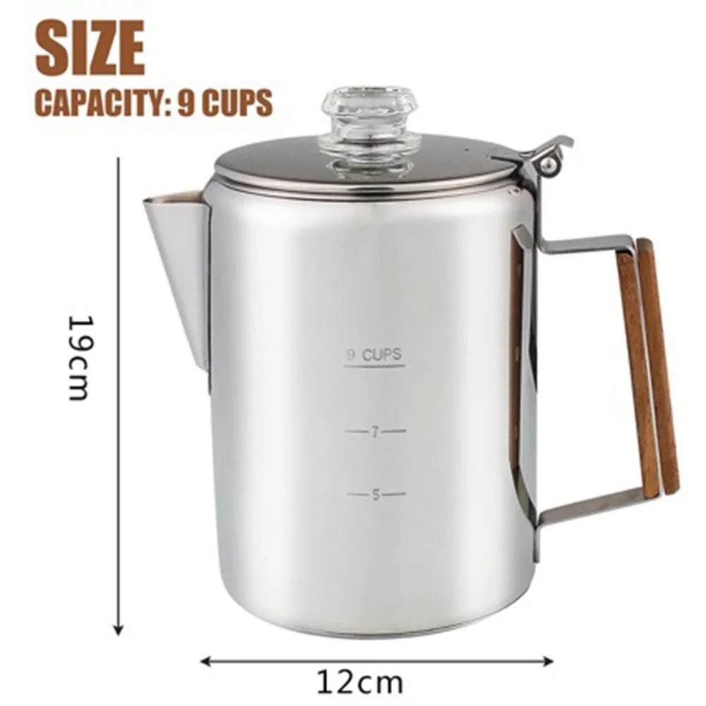 9-kops koffiezetapparaat Campi - Camp Percolator Coffee recensie en prijs