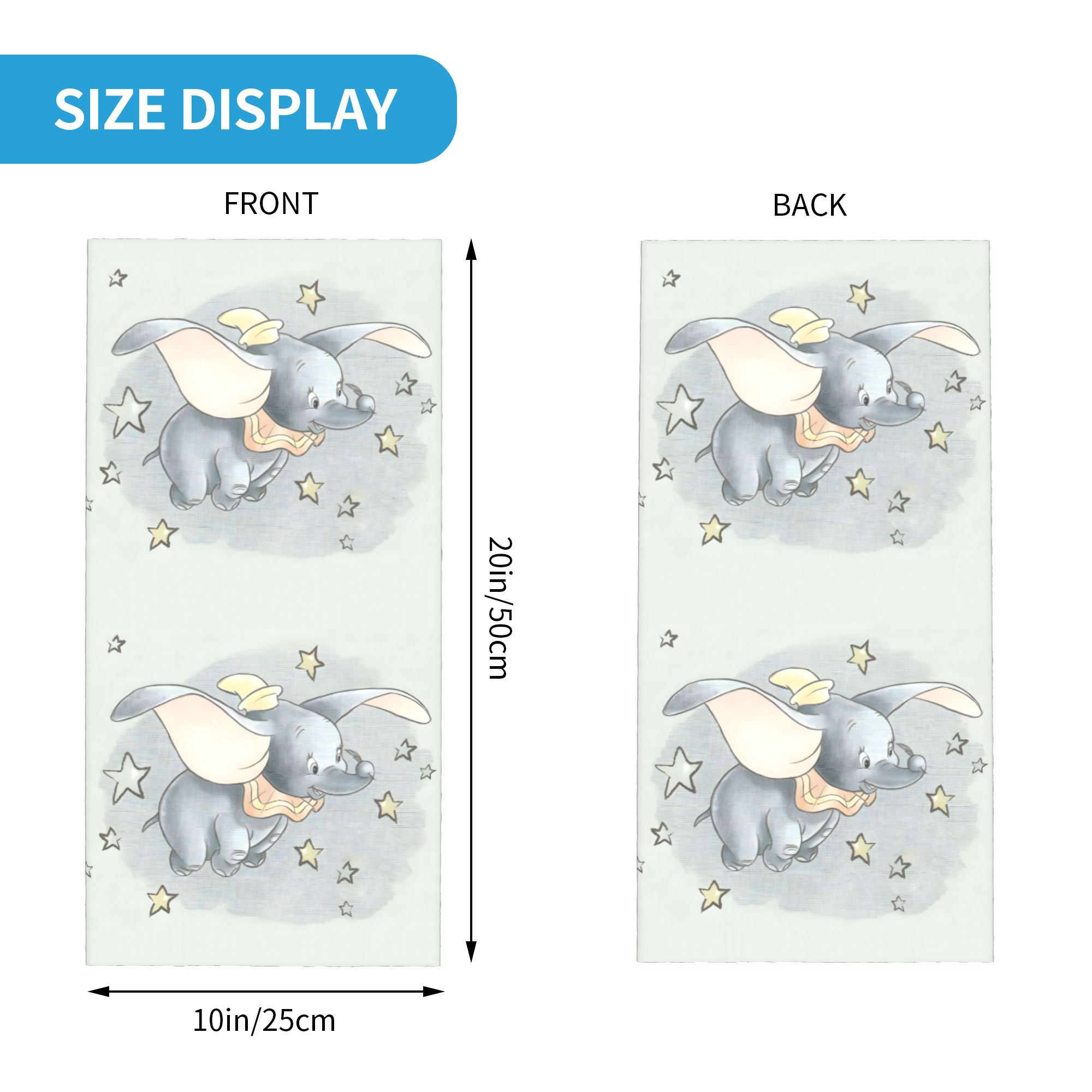 Aangepaste Anime Dumbo Bandana - Trekking Gaiters recensie en prijs
