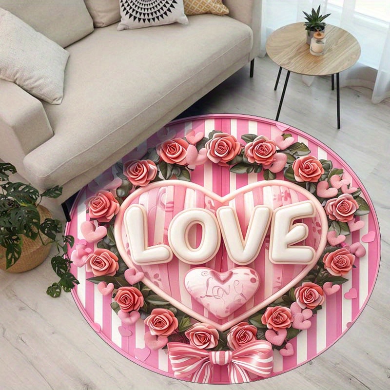 Bloemenpaar ronde mat, antisli - Outdoor Camping Decor Ideas recensie en prijs