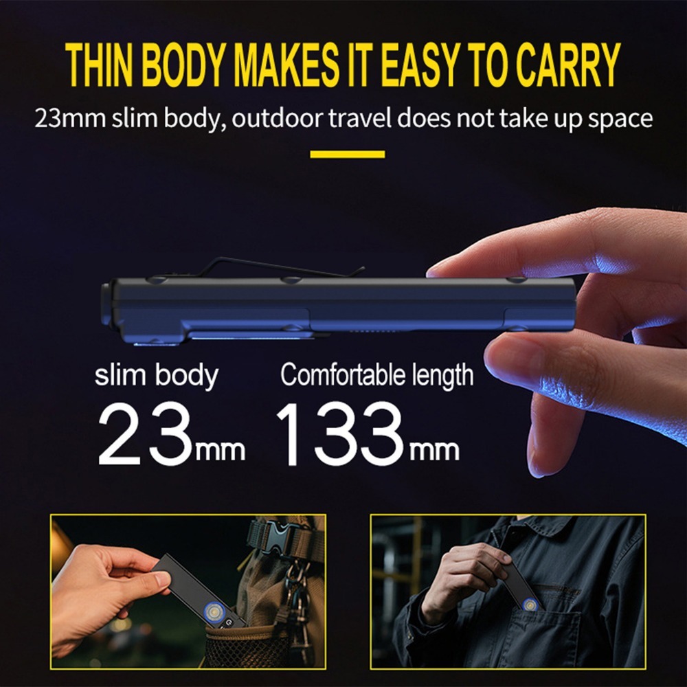 Ultradunne EDC oplaadbare LED- - Outdoor Camping Adventure recensie en prijs