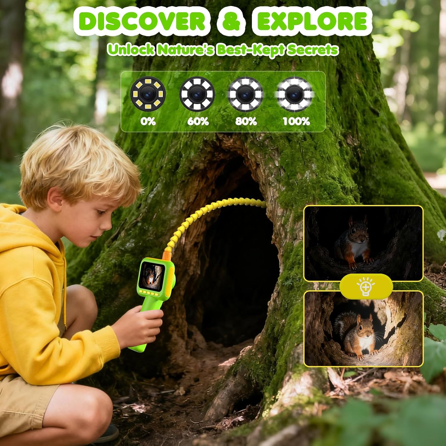 Endoscoop voor kinderen, bores - Outdoor Camping Kit recensie en prijs
