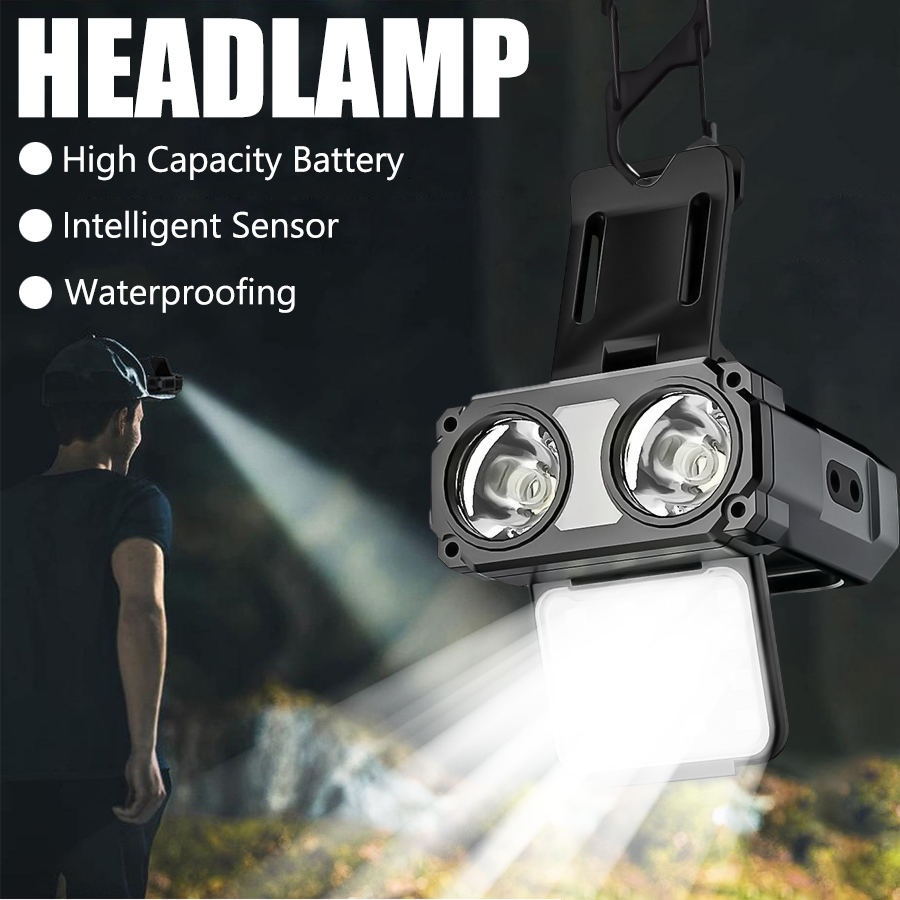 Sensor COB LED-koplamp Cap Cli - Outdoor Camping Adventure recensie en prijs