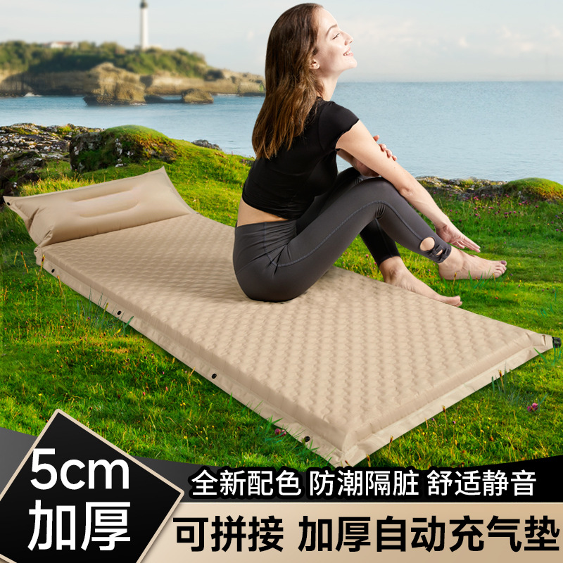 Draagbare zelfopblaasbare tent - Outdoor Camping Mattress recensie en prijs