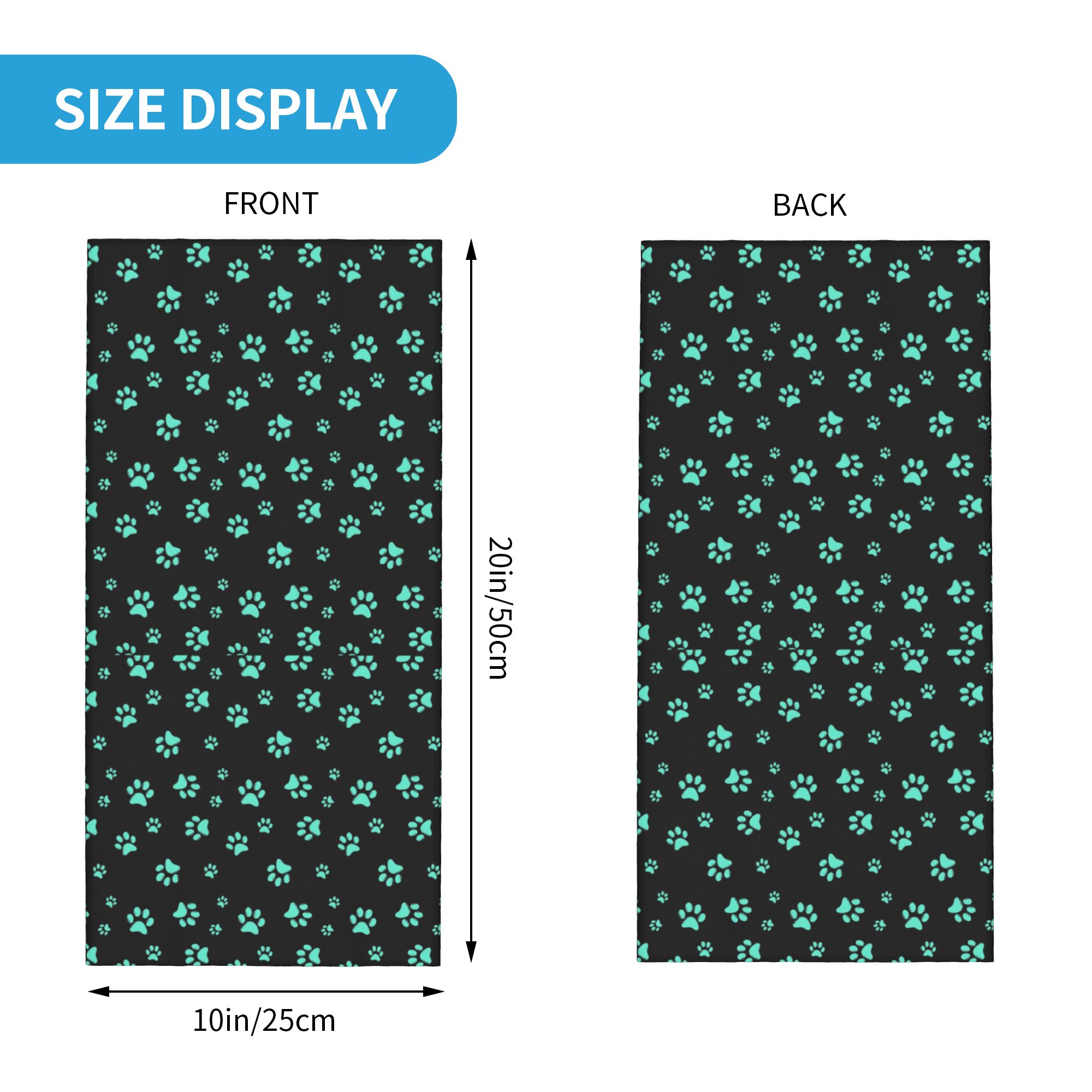 Aangepaste Aqua Dog Paw Print  - Trekking Gaiters recensie en prijs