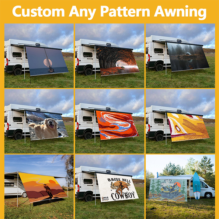 Custom Pattern UV-bestendig vi - Outdoor Camping Awning recensie en prijs