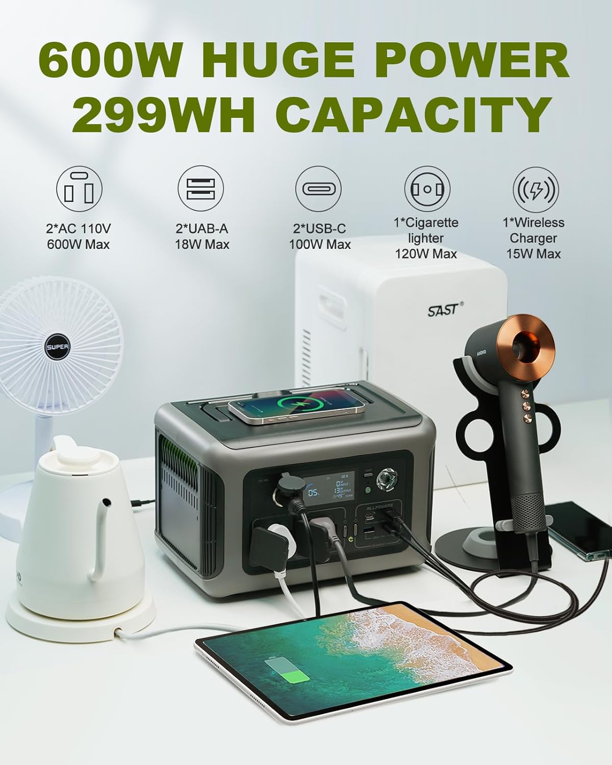 ALLPOWERS draagbare krachtcent - Outdoor Camping Outlet recensie en prijs