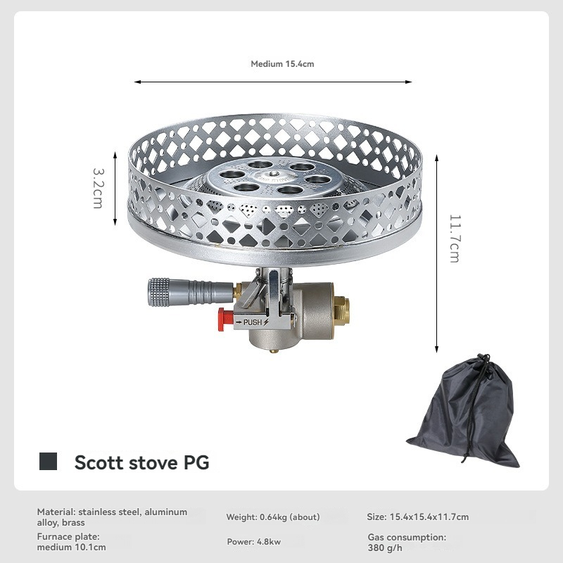 CAMPINGMOON PG-4 Scott Propane - Outdoor Camping Outlet recensie en prijs
